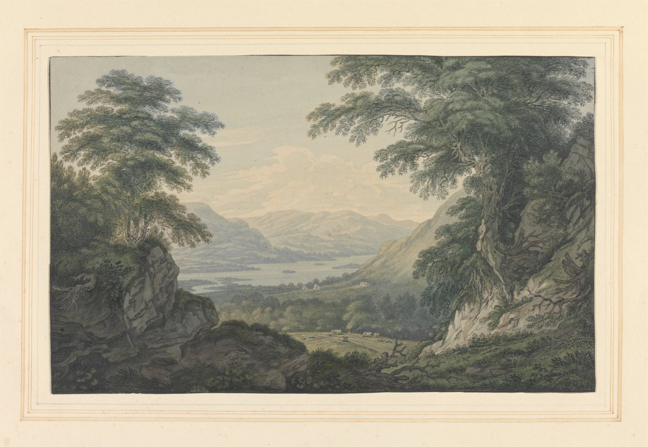 Ullswaterin yläpää tekijältä Joseph Farington