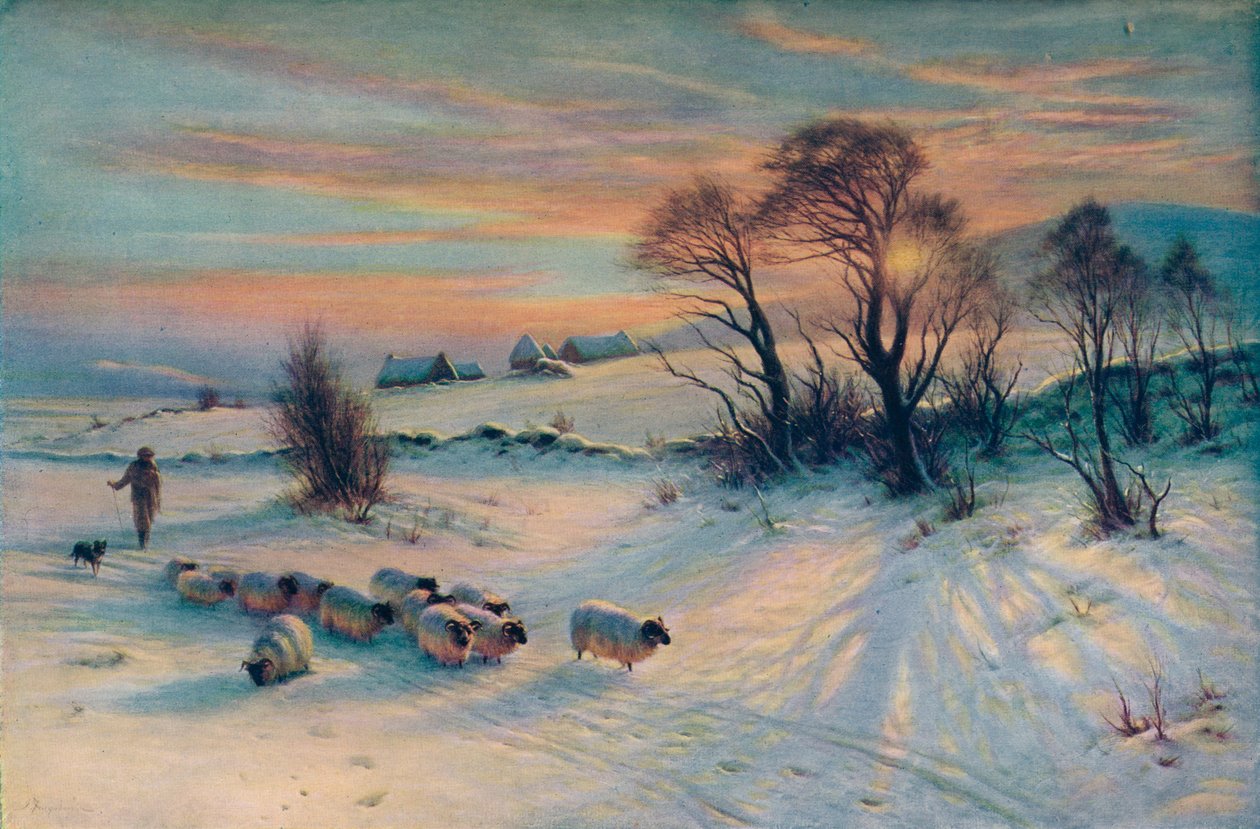 The Winters Glow, 1800-luku, 1913 tekijältä Joseph Farquharson