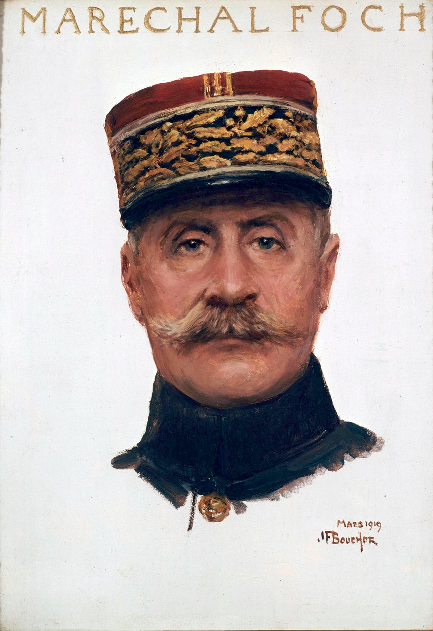 Marsalkka Ferdinand Fochin muotokuva tekijältä Joseph Felix Bouchor