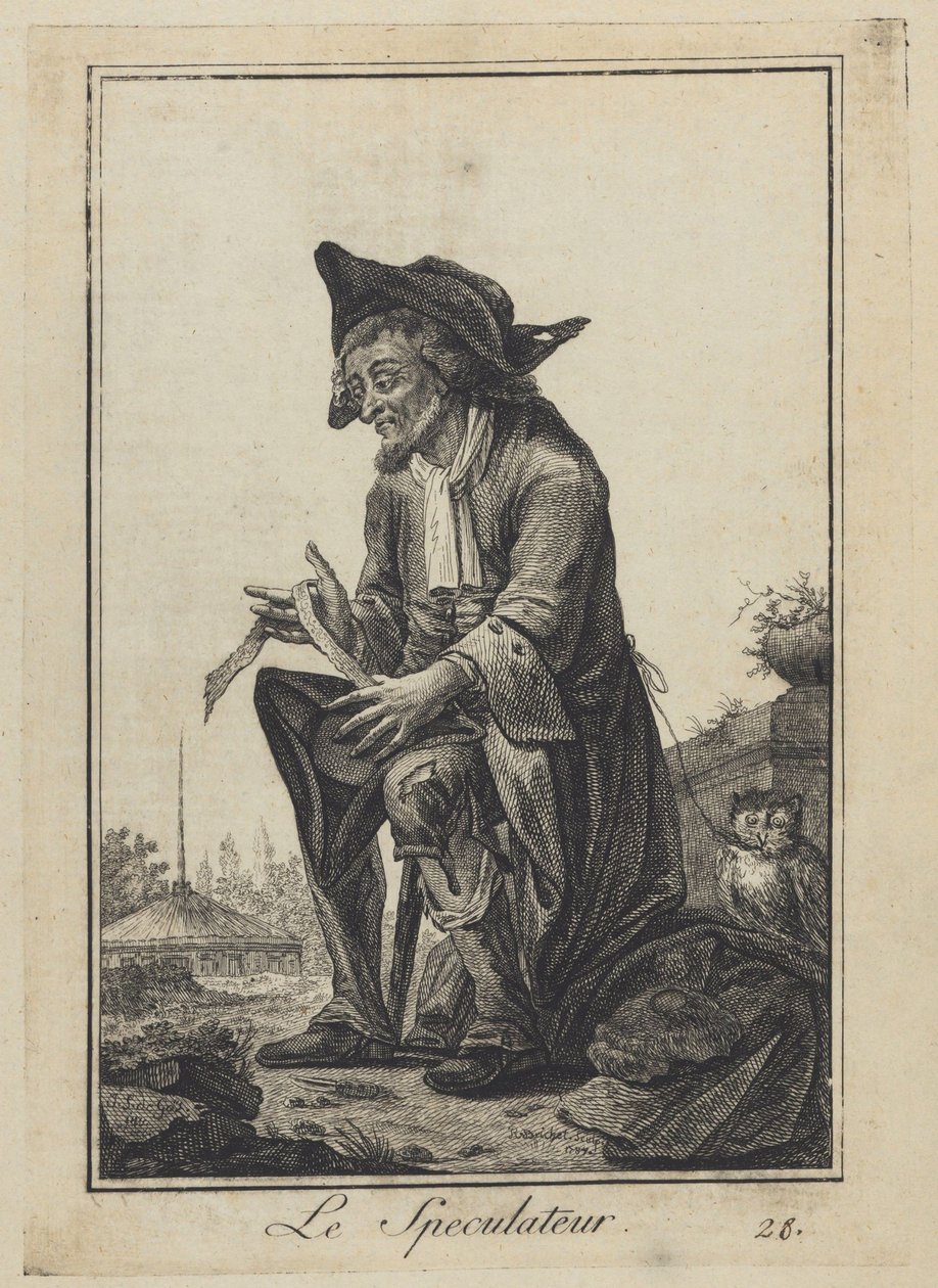 Le Speculateur The Speculator, 1784 tekijältä Joseph Franz Goez von