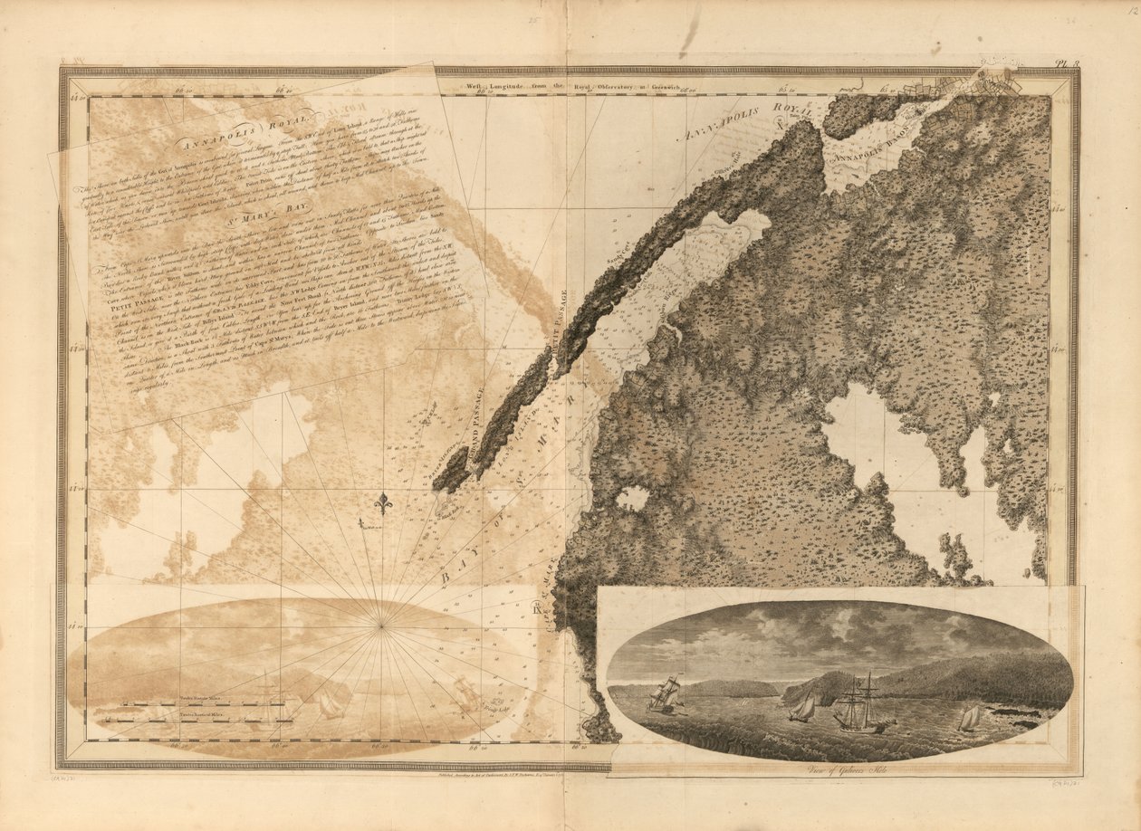 Atlantin Neptunus tekijältä Joseph Frederick Wallet des Barres
