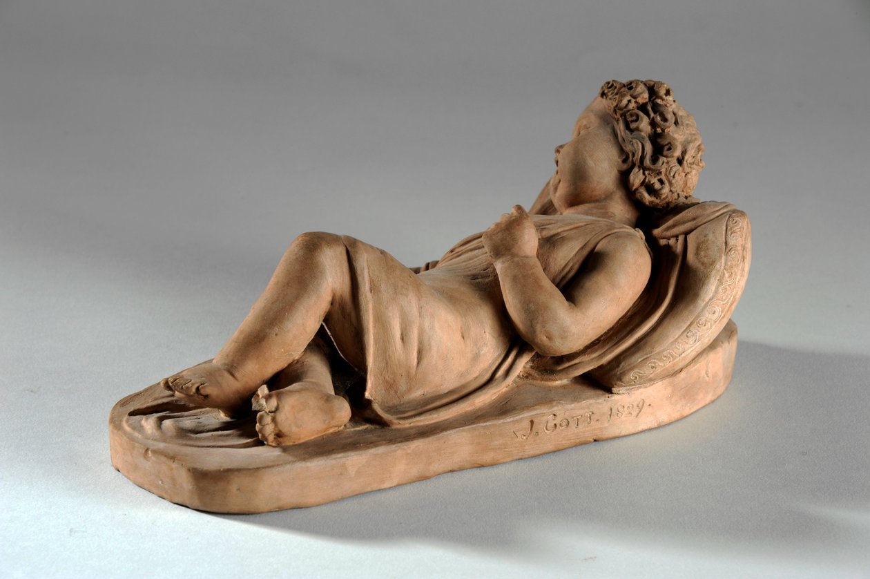 Maquette Jane Gottille puupoikana tekijältä Joseph Gott