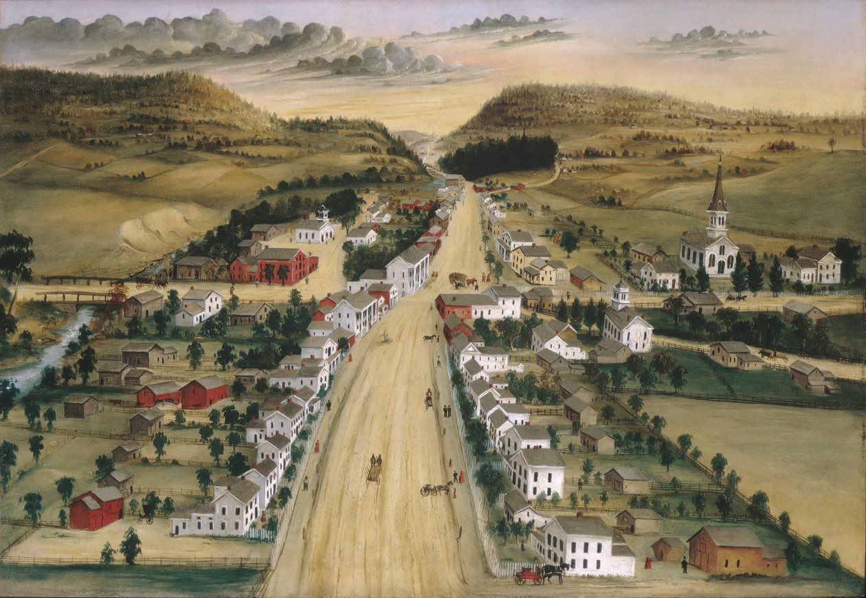 Näkymä Poestenkillille, New York, n. 1870. tekijältä Joseph H. Hidley