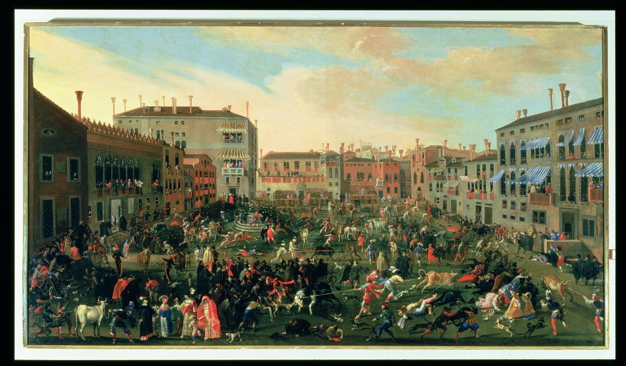 Härkäfestivaali, Campo San Polo tekijältä Joseph Heintz der Jüngere