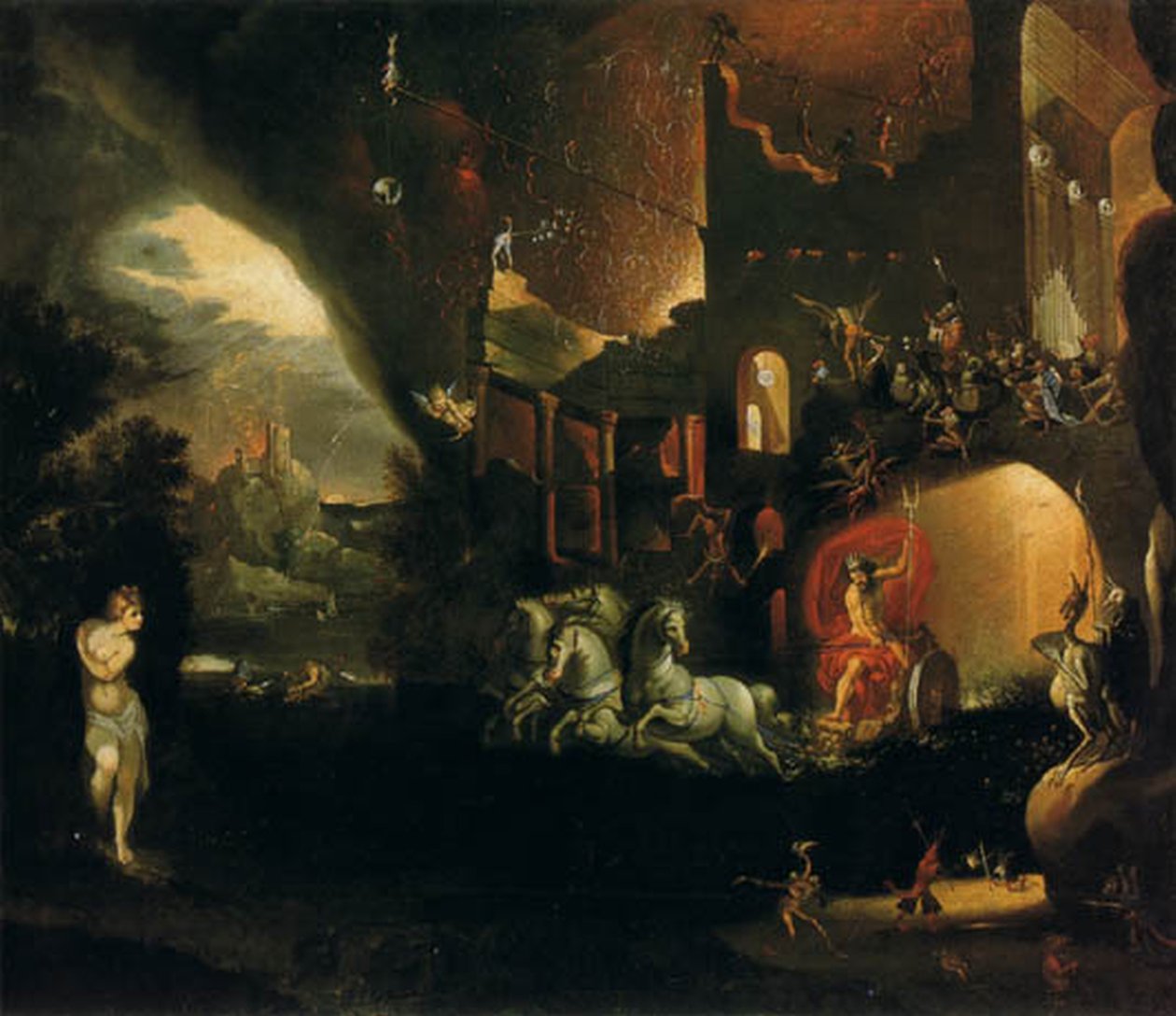Italian: Pluto giunge dal Tartaro
saksa: Hades