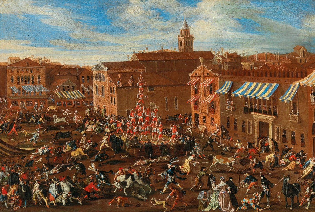 Härkäjahti Campo San Polossa tekijältä Joseph Heintz the Younger