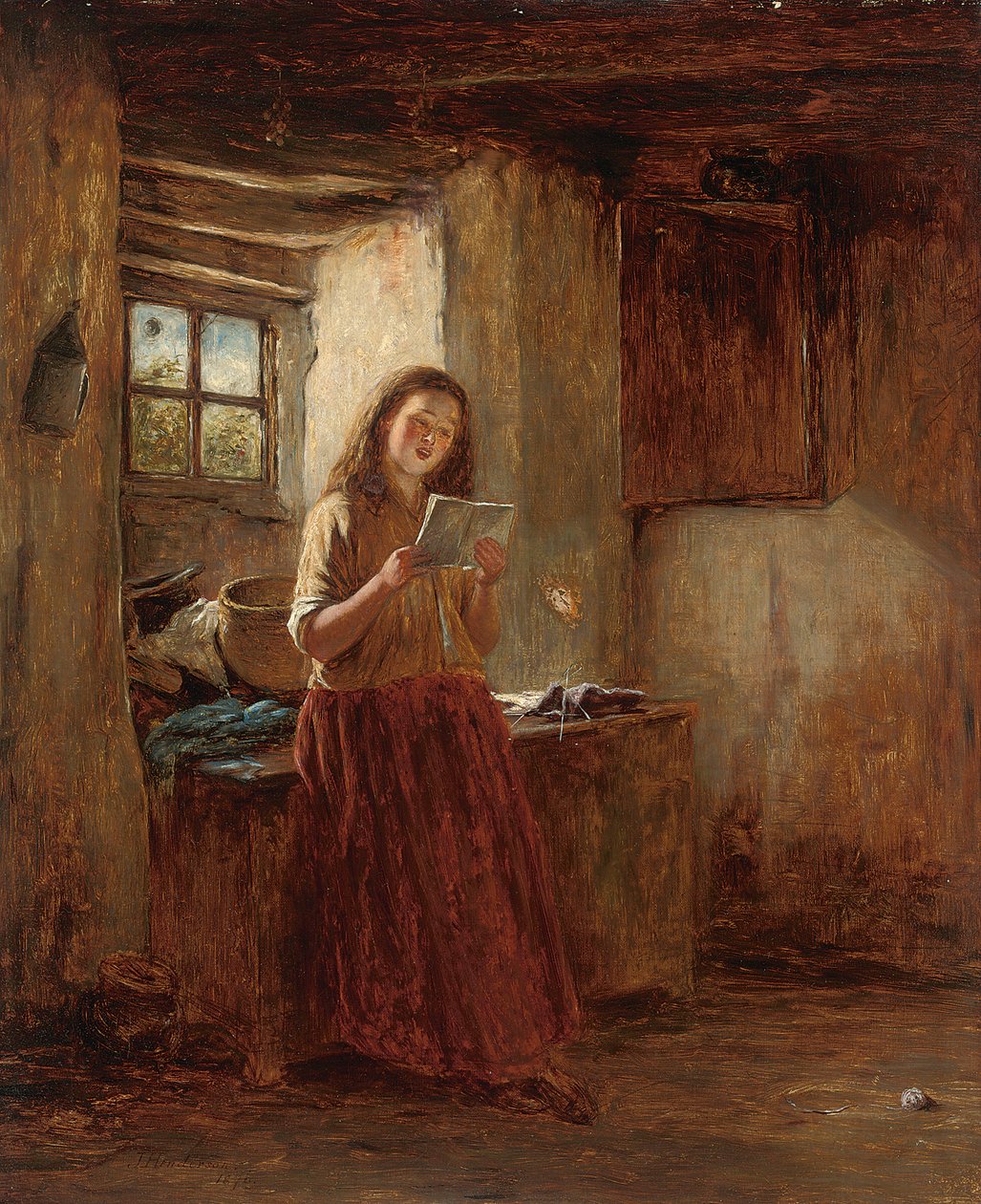 Hiljainen hetki, 1876 tekijältä Joseph Henderson