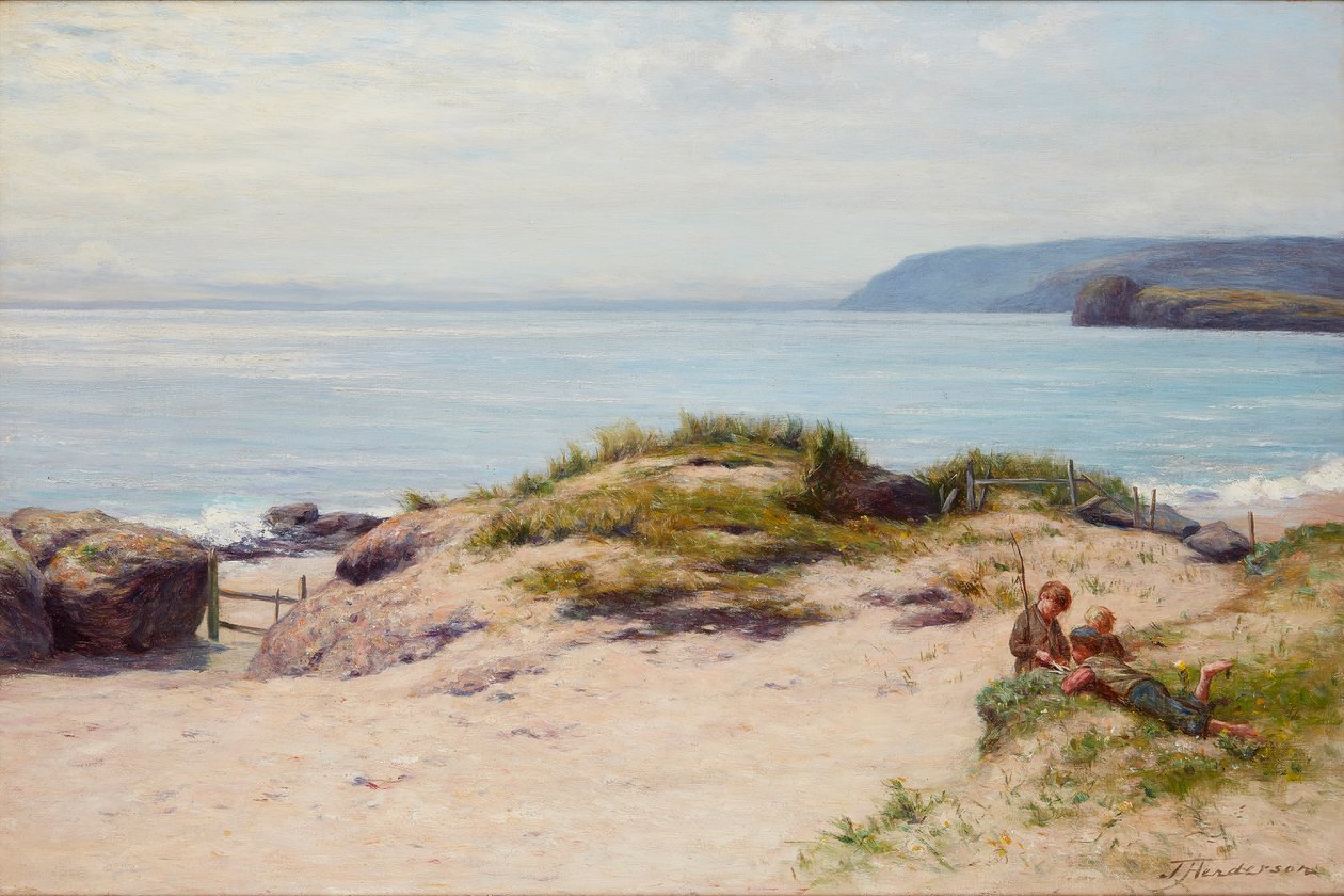 Under the Sandhills (öljy kankaalle) tekijältä Joseph Henderson
