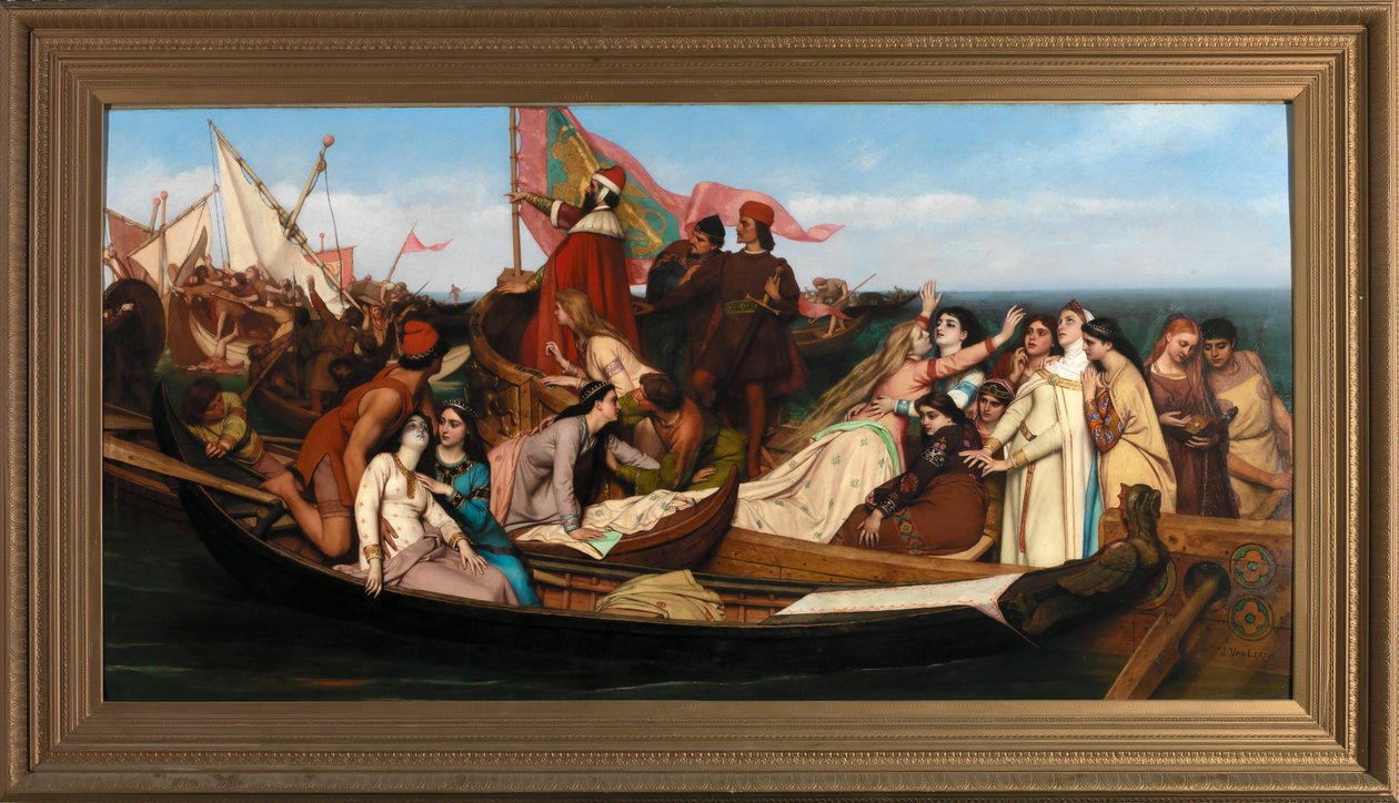 Venetsian morsiamet, 1871. tekijältä Joseph Henri François van Lerius