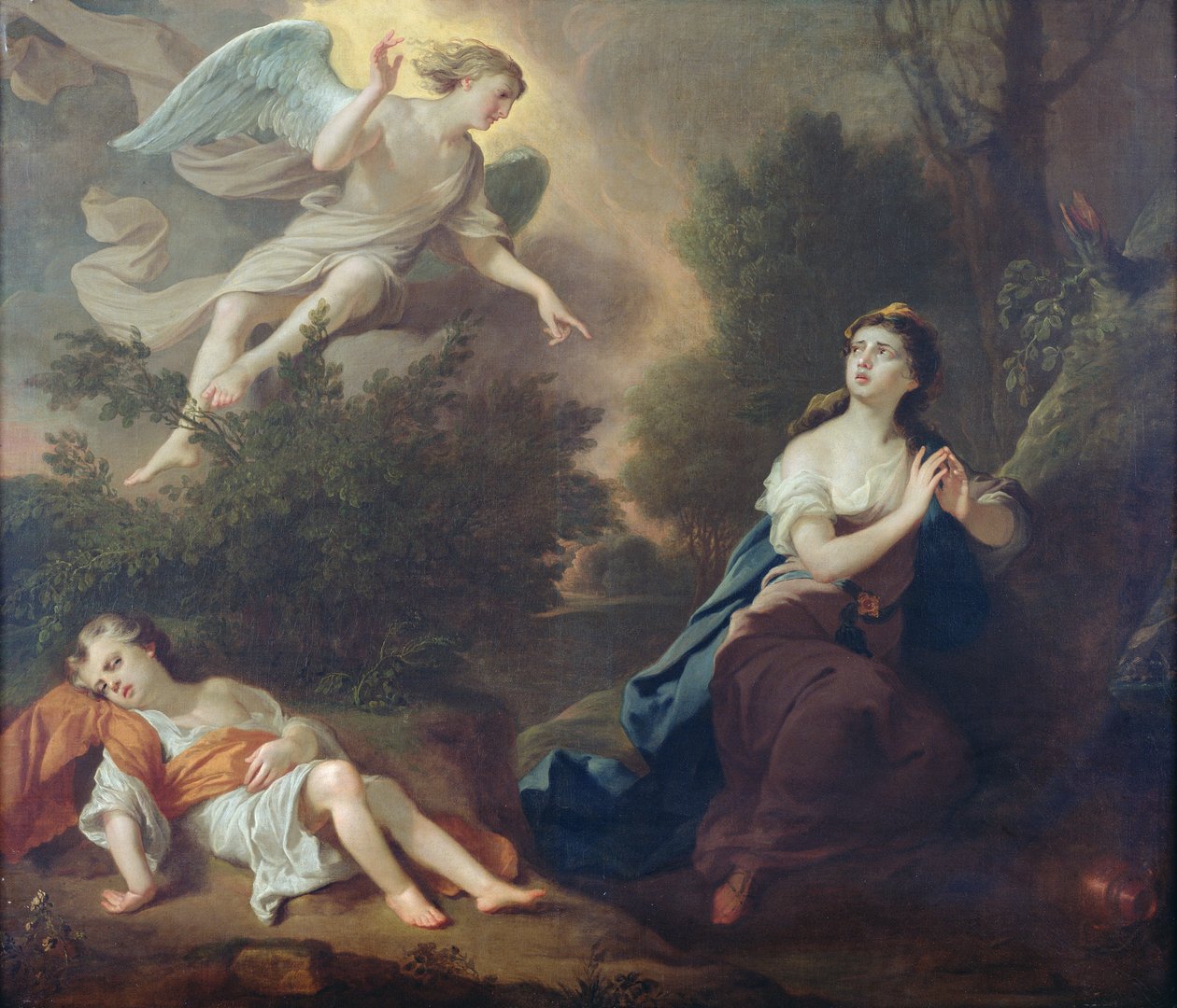 Hagar ja Ismael, 1746 tekijältä Joseph Highmore