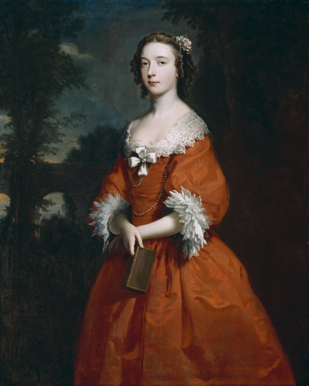 Neiti Hamilton, n. 1735-1745 tekijältä Joseph Highmore