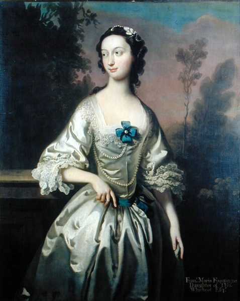 Frances Maria Fountaynen muotokuva (öljy kankaalle) tekijältä Joseph Highmore