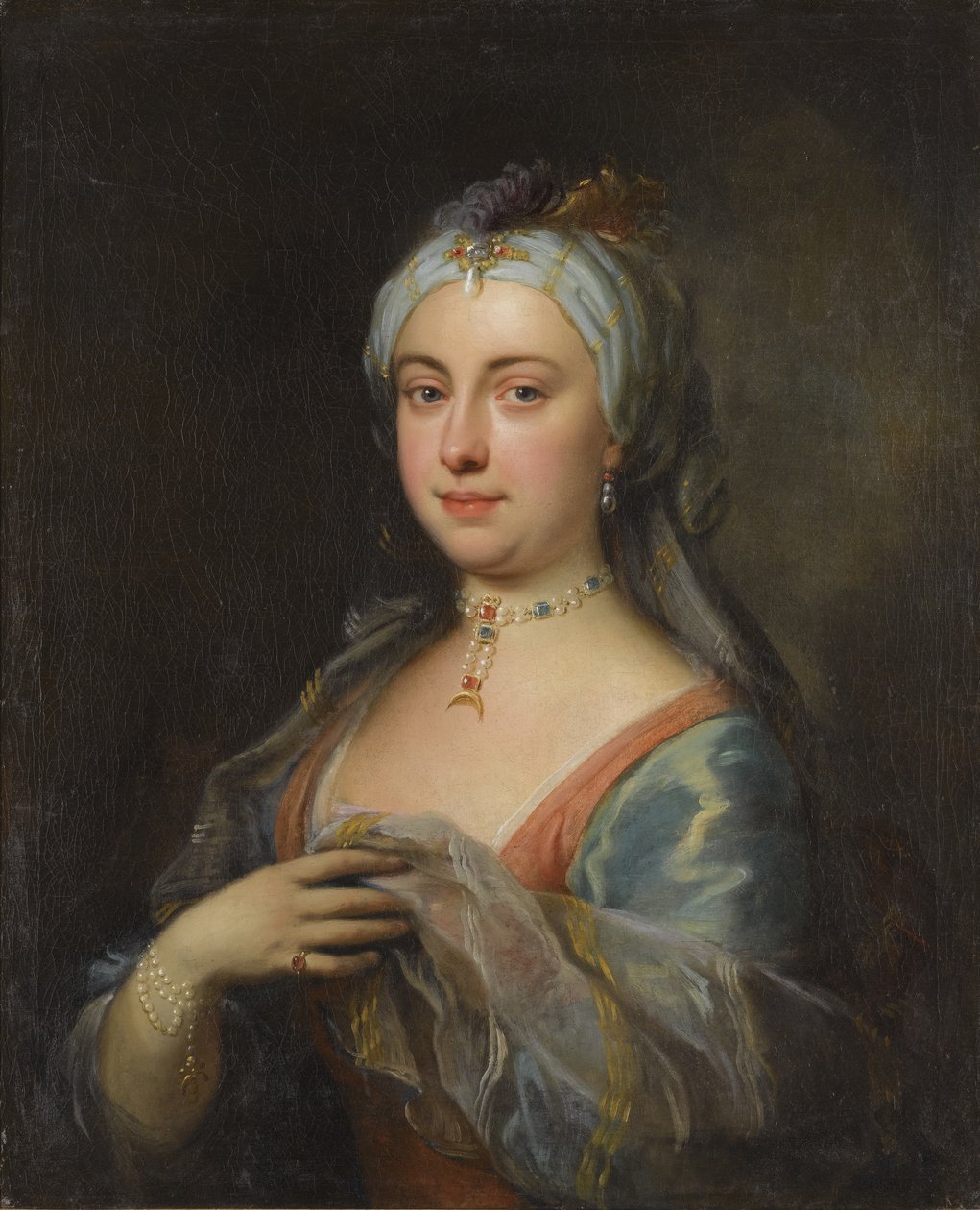 Lady Mary Wortley Montagun muotokuva 1689-1762 tekijältä Joseph Highmore