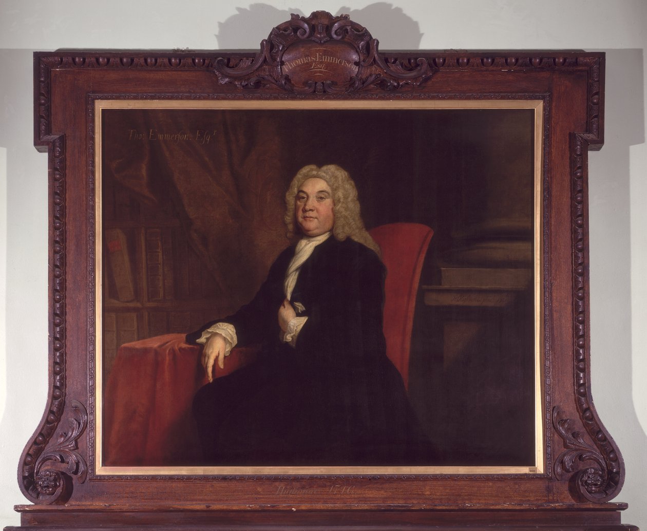 Muotokuva Thomas Emersonista (k.1745), Foundlingin sairaalan kuvernööri, 1731 tekijältä Joseph Highmore