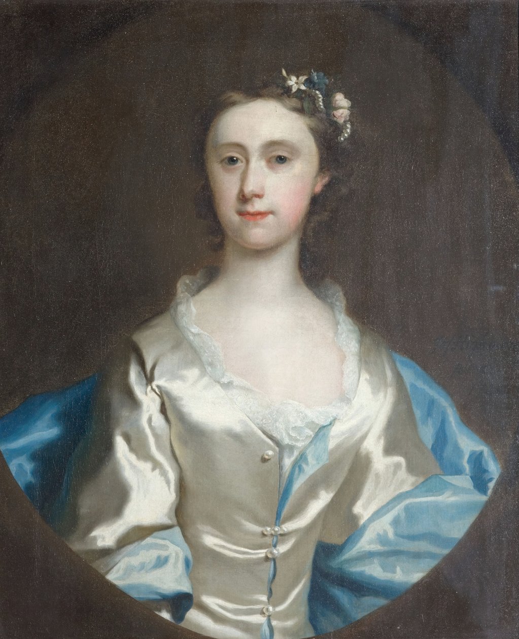 Naisen muotokuva, 1745. tekijältä Joseph Highmore