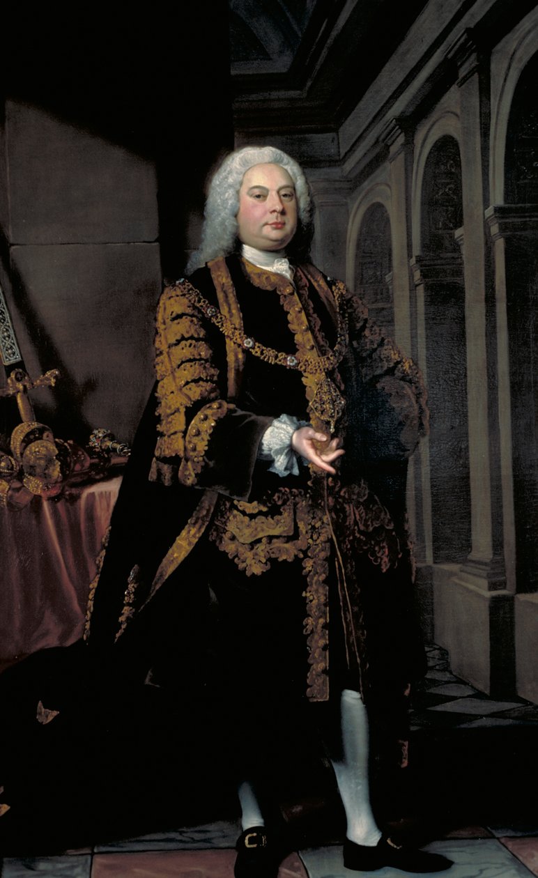 "Sir John Barnard, Lord Mayor 1737", 1738 tekijältä Joseph Highmore