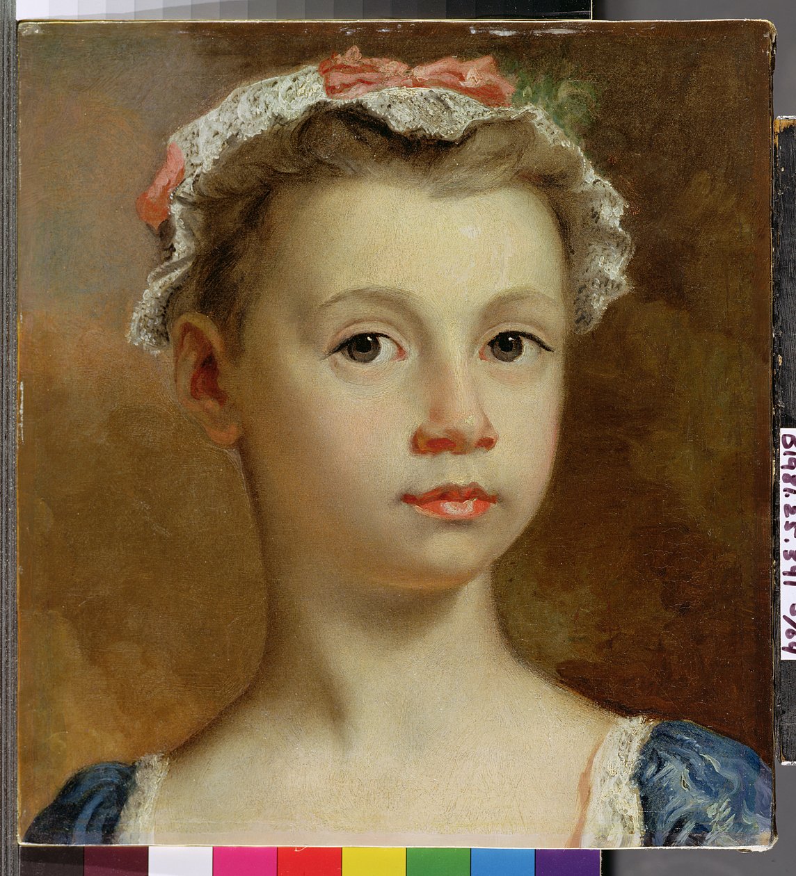 Luonnos nuoresta tytöstä, n. 1730-40 tekijältä Joseph Highmore