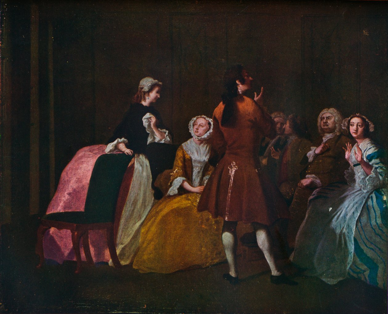 Harlowe-perhe, Samuel Richardsons Clarissa, c1745 tekijältä Joseph Highmore