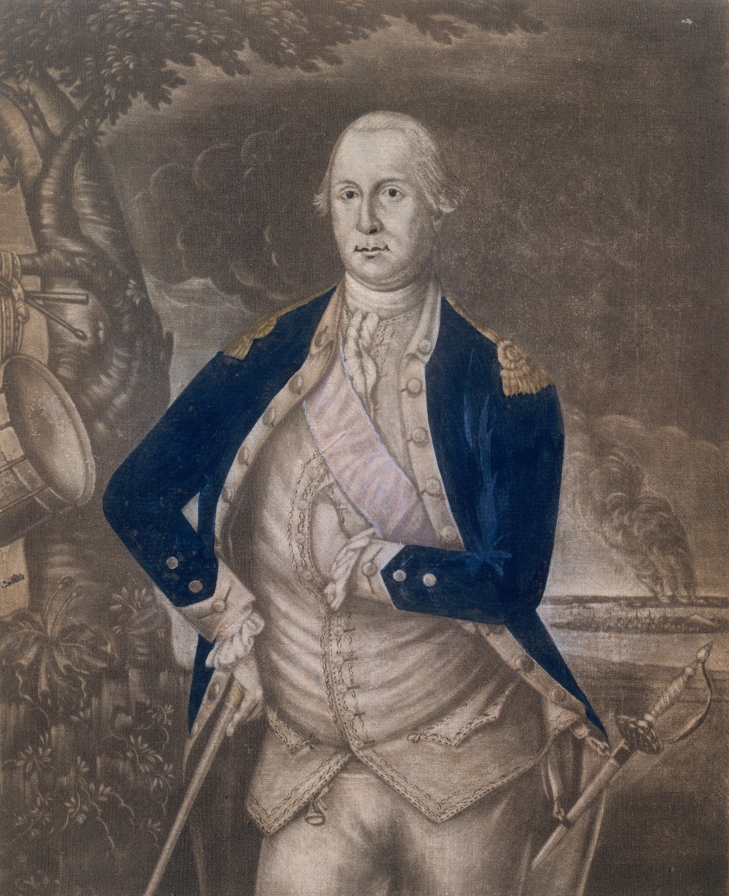 Hänen ylhäisyytensä George Washington Esq-r., n. 1777 tekijältä Joseph Hiller