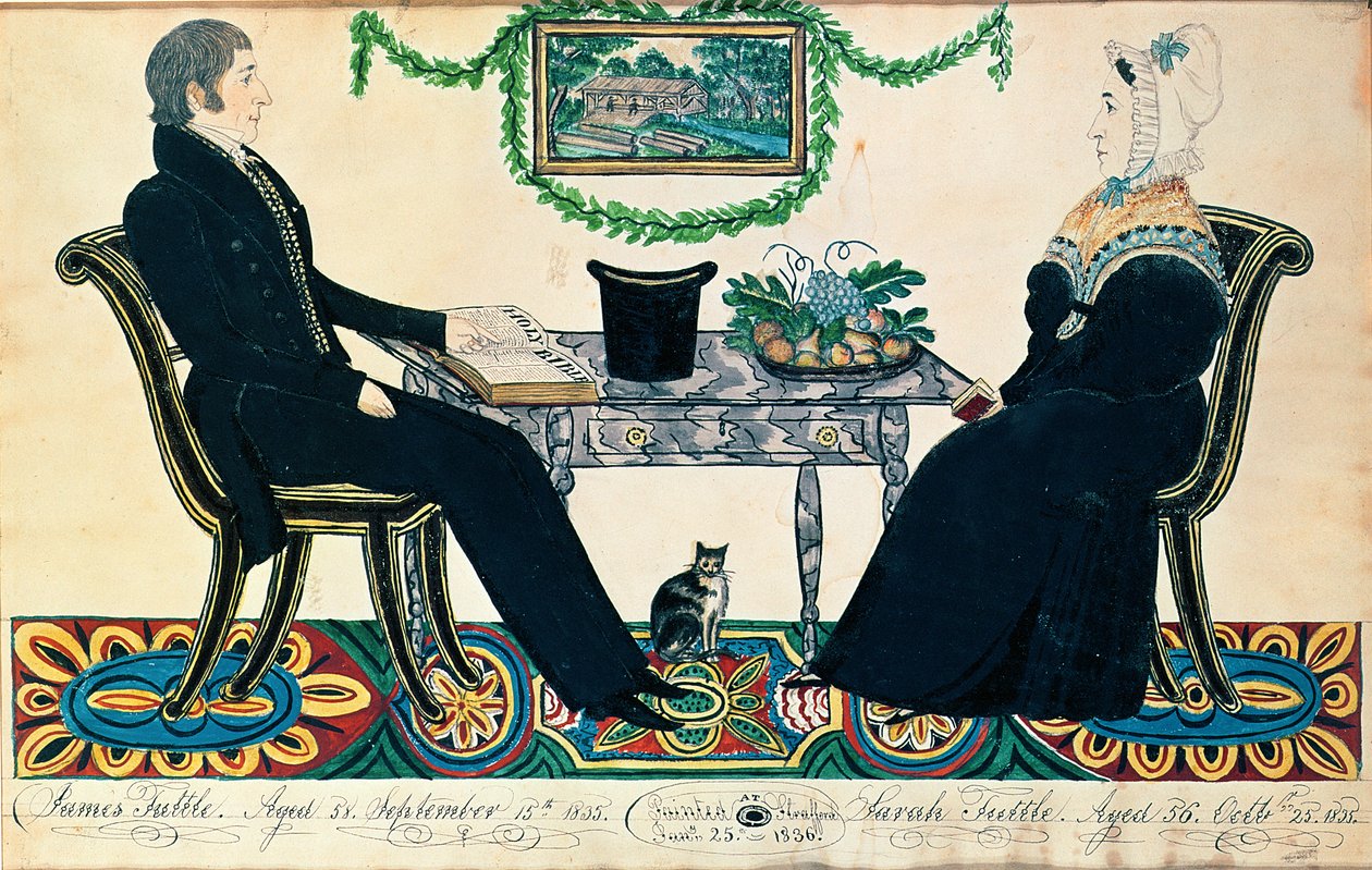 James ja Sarah Tuttle, 1836 tekijältä Joseph Hilliard Davis