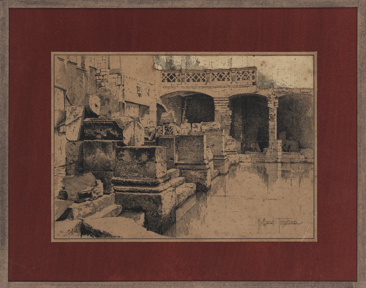 Roman Bath Bathissa tekijältä Joseph Holland Tringham