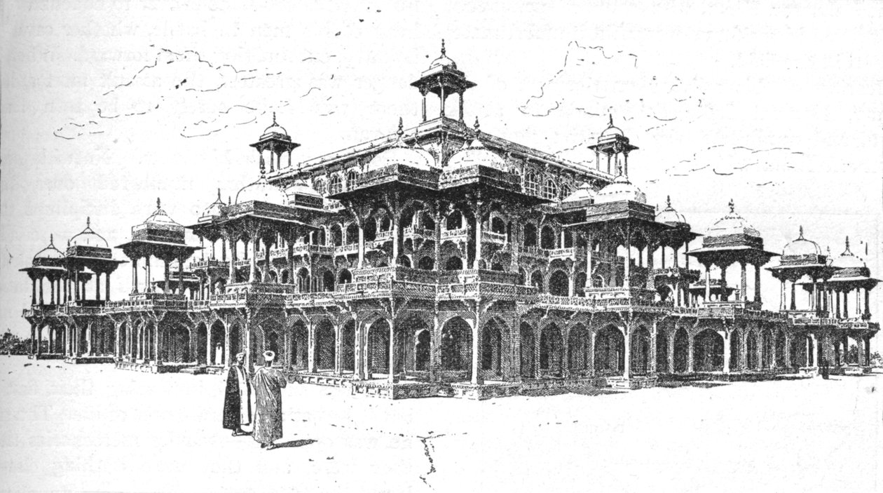 Akbarin mausoleumi, Agra, 1892, 1902. tekijältä Joseph Holland Tringham