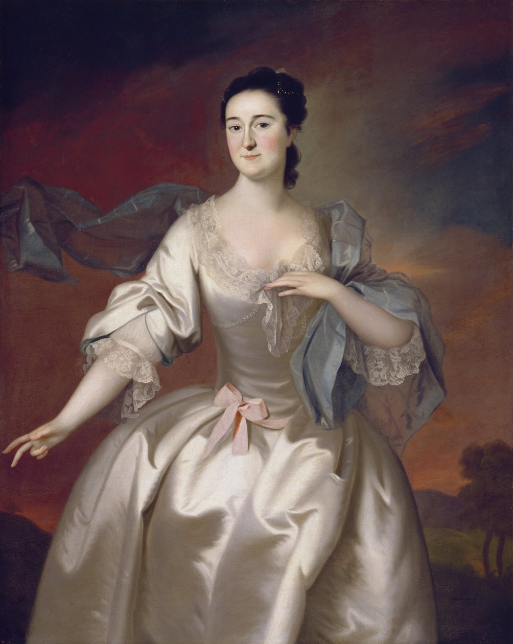 Rouva James Pitts, 1757 tekijältä Joseph Jonathan Blackburn