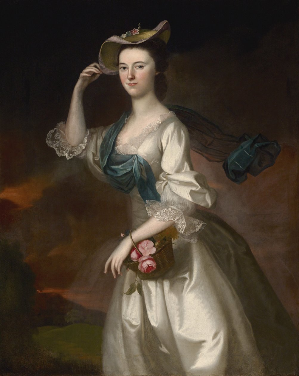 Muotokuva Abigail Erving Scottista, 1760 tekijältä Joseph Jonathan Blackburn