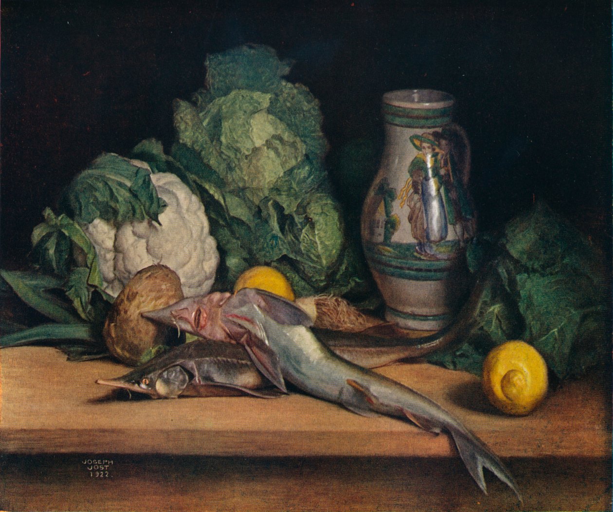 "Asetelma", c1922, 1923 tekijältä Joseph Jost