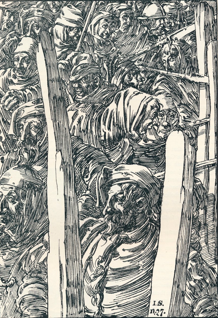 "Talonpoikien kapina", 1895 tekijältä Joseph Kaspar Sattler