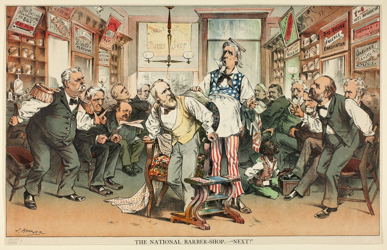 National Barber Shop - Seuraava tekijältä Joseph Keppler