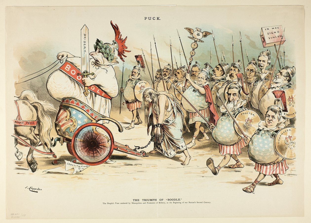 The Triumph of Boodle, alkaen Boodle tekijältä Joseph Keppler