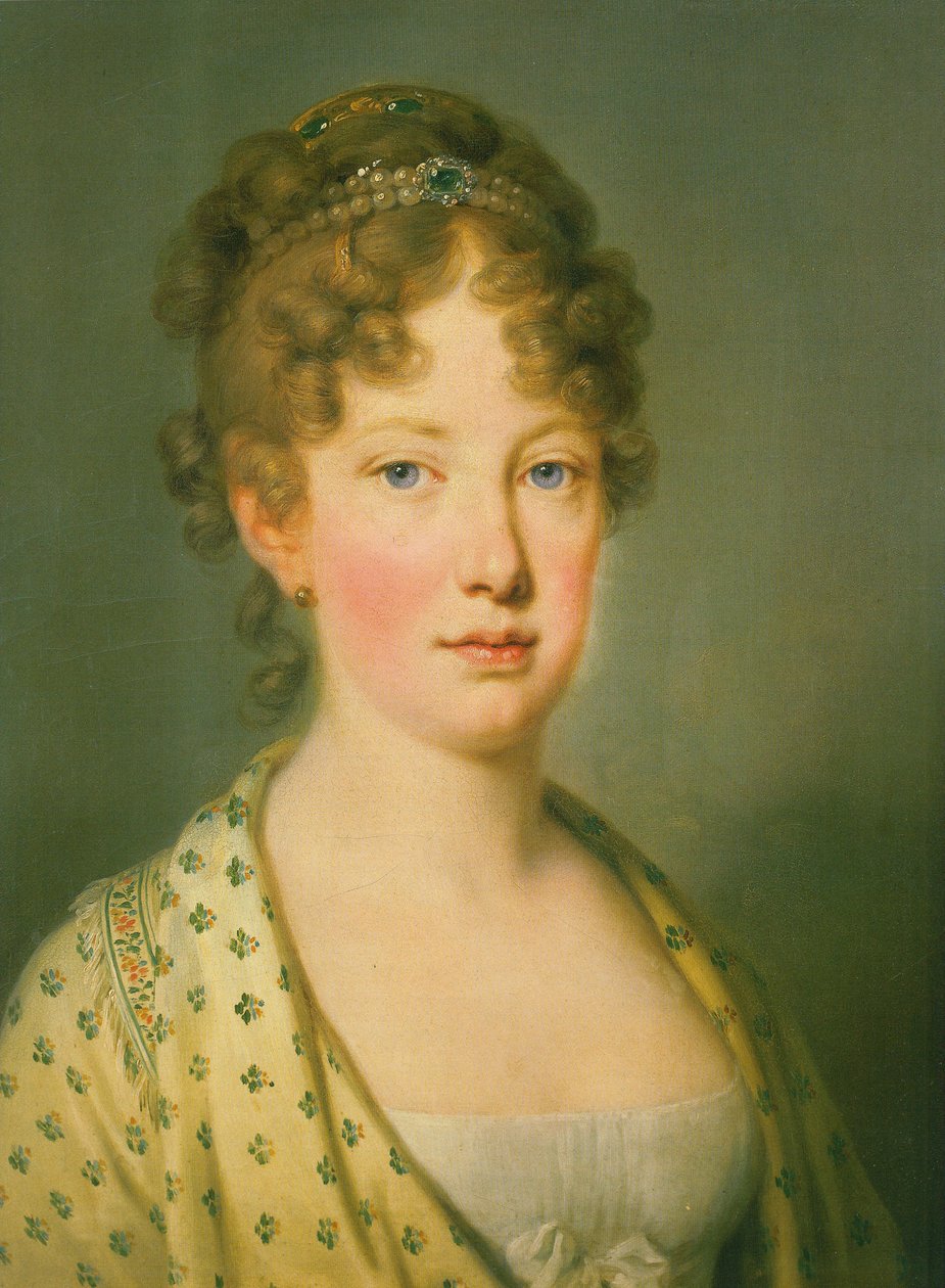 Muotokuva Maria Leopoldina Itävallan Maria Leopoldinasta tekijältä Joseph Kreutzinger