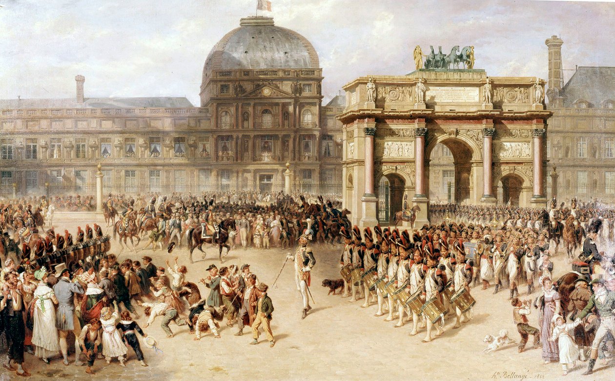 Katsauspäivä imperiumin alla (1810). 1862 (maalaus) tekijältä Joseph Louis Hippolyte Bellange
