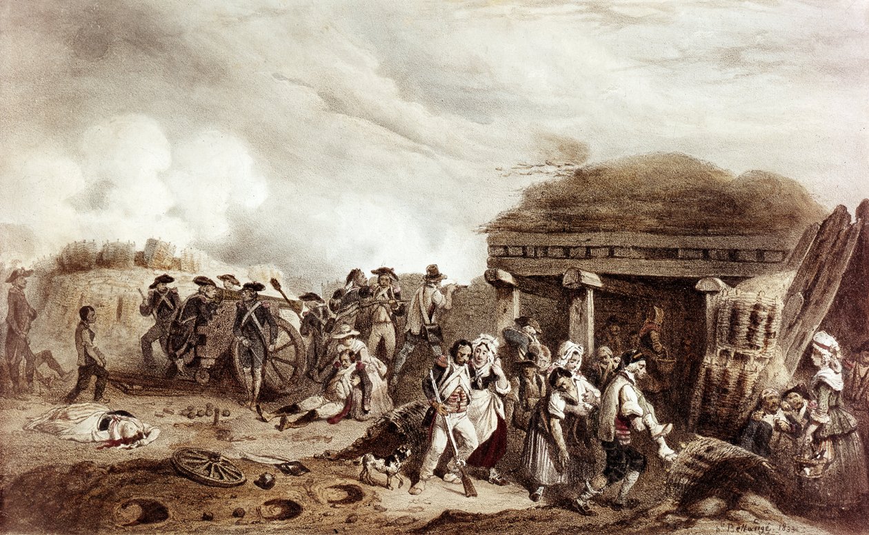 Bastanin taistelu vastustaa kenraali Monceyn komentamia ranskalaisia espanjalaisia vastaan. Vastakkainasettelu tapahtui Bastanin laaksossa 24. heinäkuuta tekijältä Joseph Louis Hippolyte Bellange