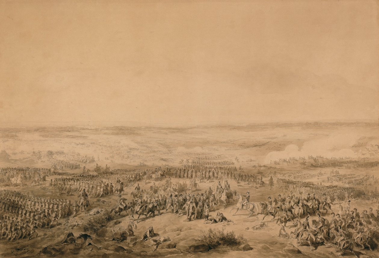 Ocanan taistelu, noin 1844 tekijältä Joseph Louis Hippolyte Bellange