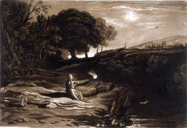 F.46.I Rispah, "Liber Studiorumista", kaiverrus Robert Dunkarton tekijältä Joseph Mallord William (after) Turner