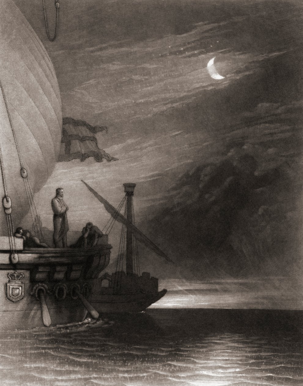 Kolumbuksen löytämä maa tekijältä Joseph Mallord William (after) Turner