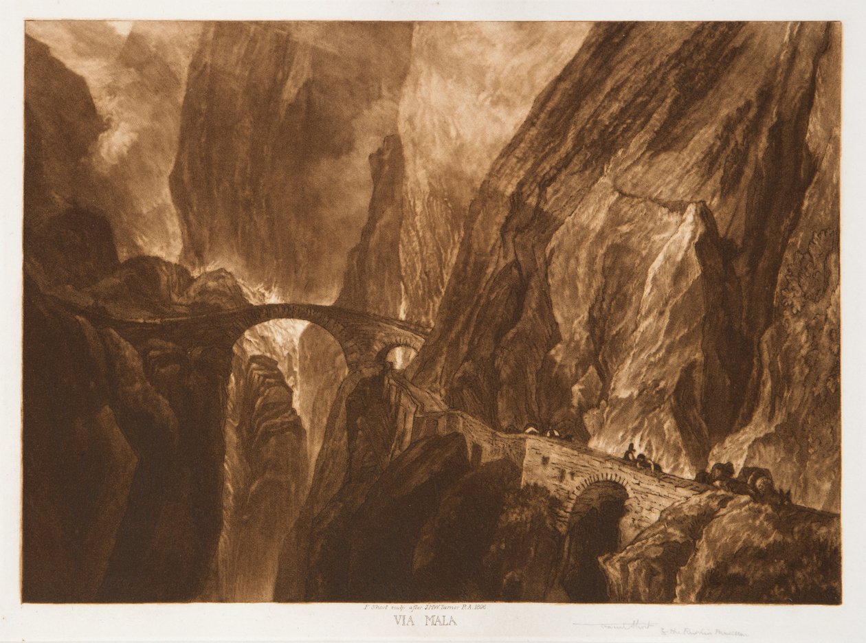 Via Mala, Book of Studiesista tekijältä Joseph Mallord William (after) Turner