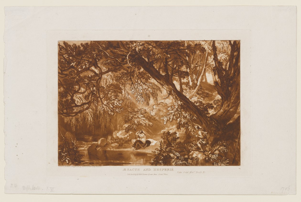 Aisakos ja Hesperie tekijältä Joseph Mallord William Turner