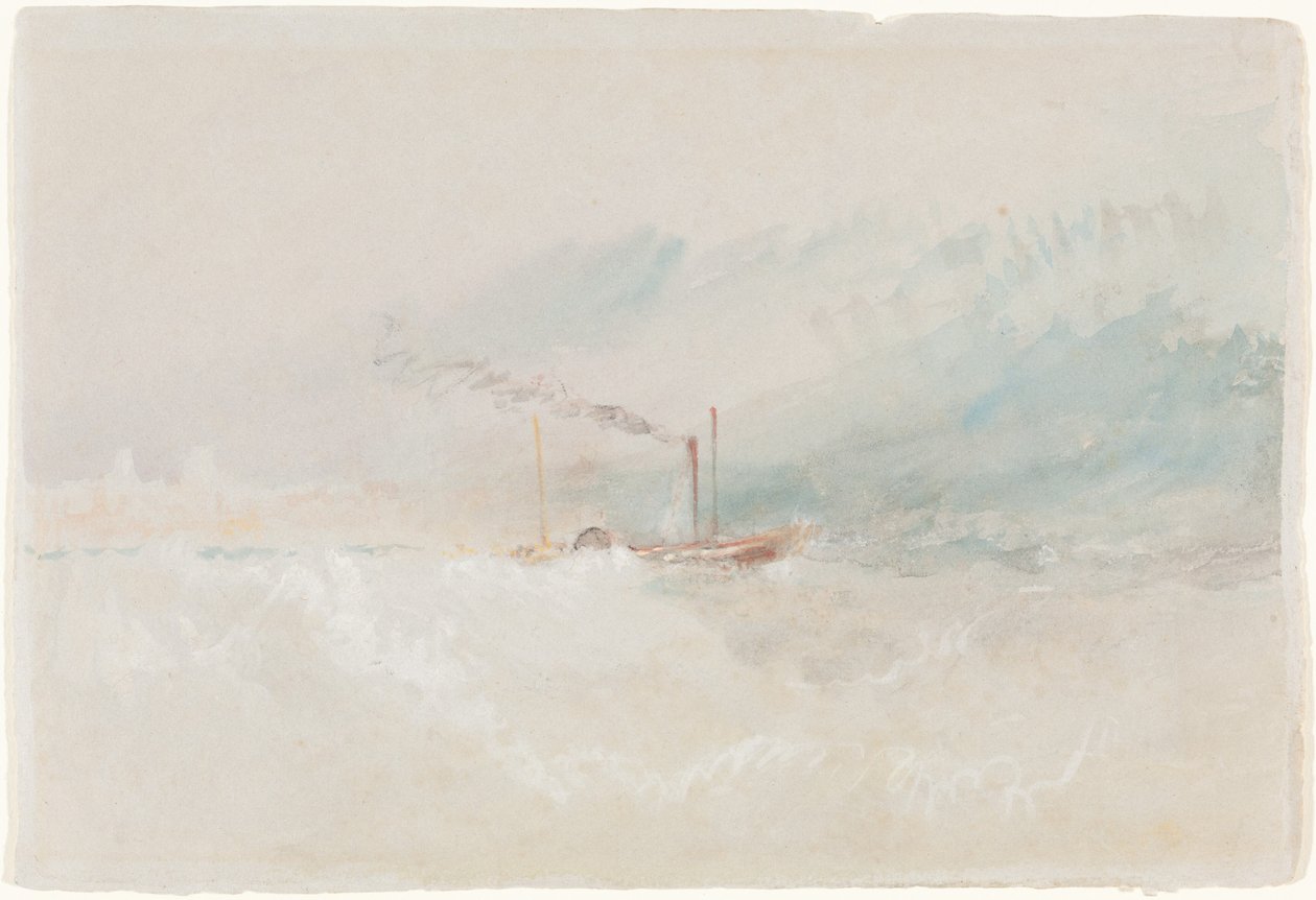 Pakettilaiva Doverin edustalla tekijältä Joseph Mallord William Turner