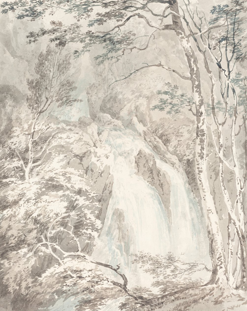 Vesiputous tekijältä Joseph Mallord William Turner