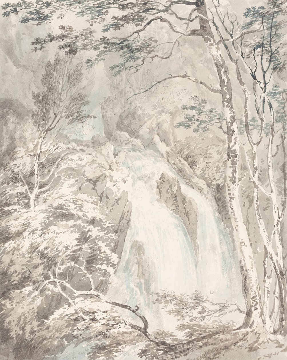 Vesiputous tekijältä Joseph Mallord William Turner