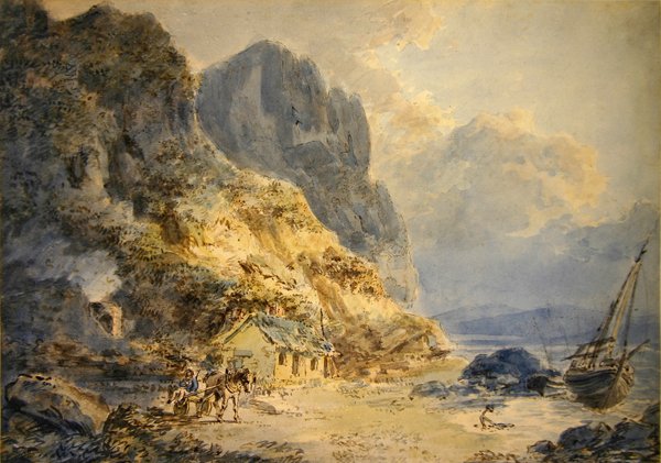 Avon (akvarelli paperille) tekijältä Joseph Mallord William Turner