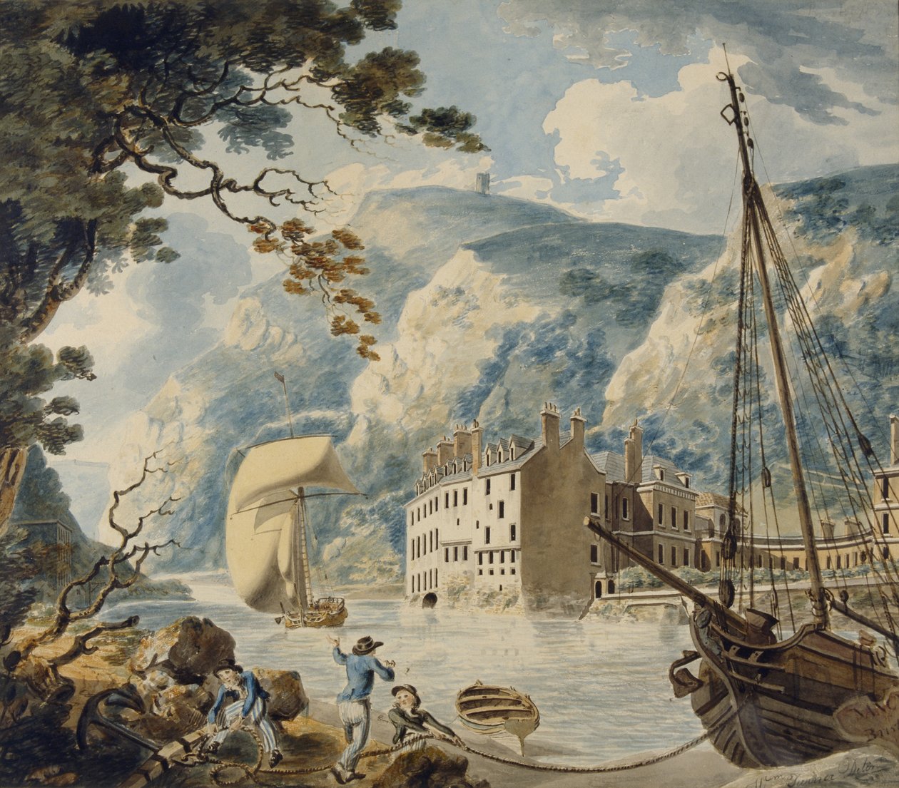 Avon Gorge ja Bristol Hotwell tekijältä Joseph Mallord William Turner