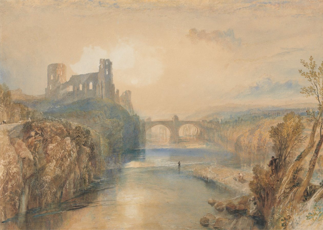 Barnard Castle, Durham tekijältä Joseph Mallord William Turner
