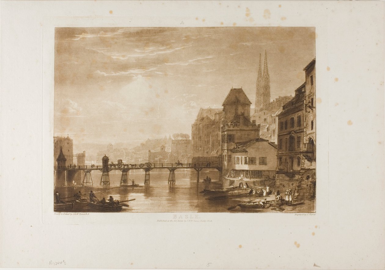 Basel, levy 5, Book of Studies tekijältä Joseph Mallord William Turner