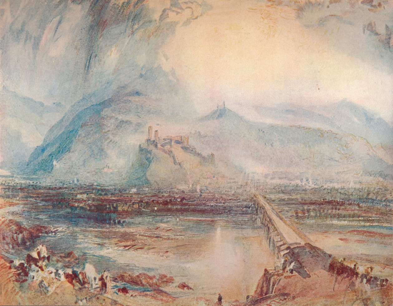Bellinzona: Tieltä Locarnoon, 1909 tekijältä Joseph Mallord William Turner