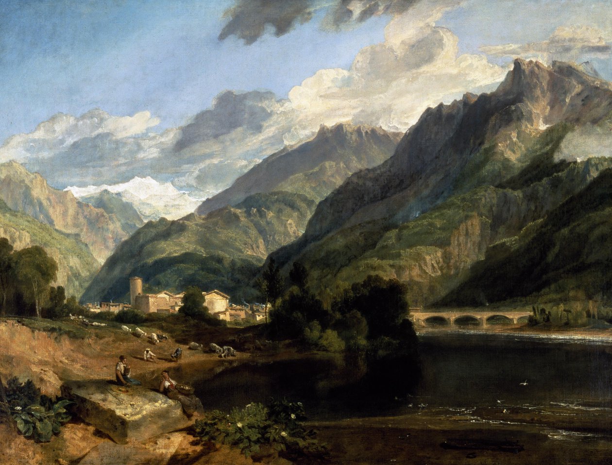 Bonneville, Savoy tekijältä Joseph Mallord William Turner