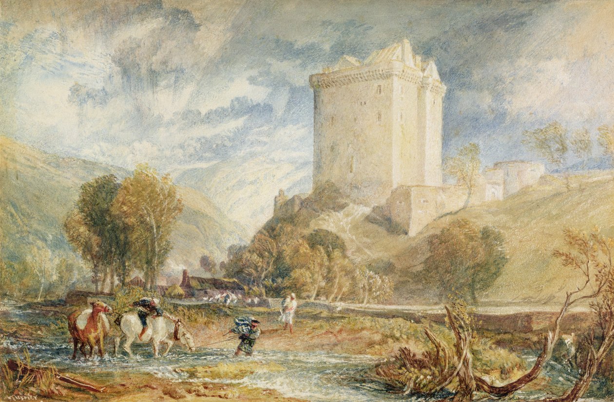 Borthwickin linna tekijältä Joseph Mallord William Turner